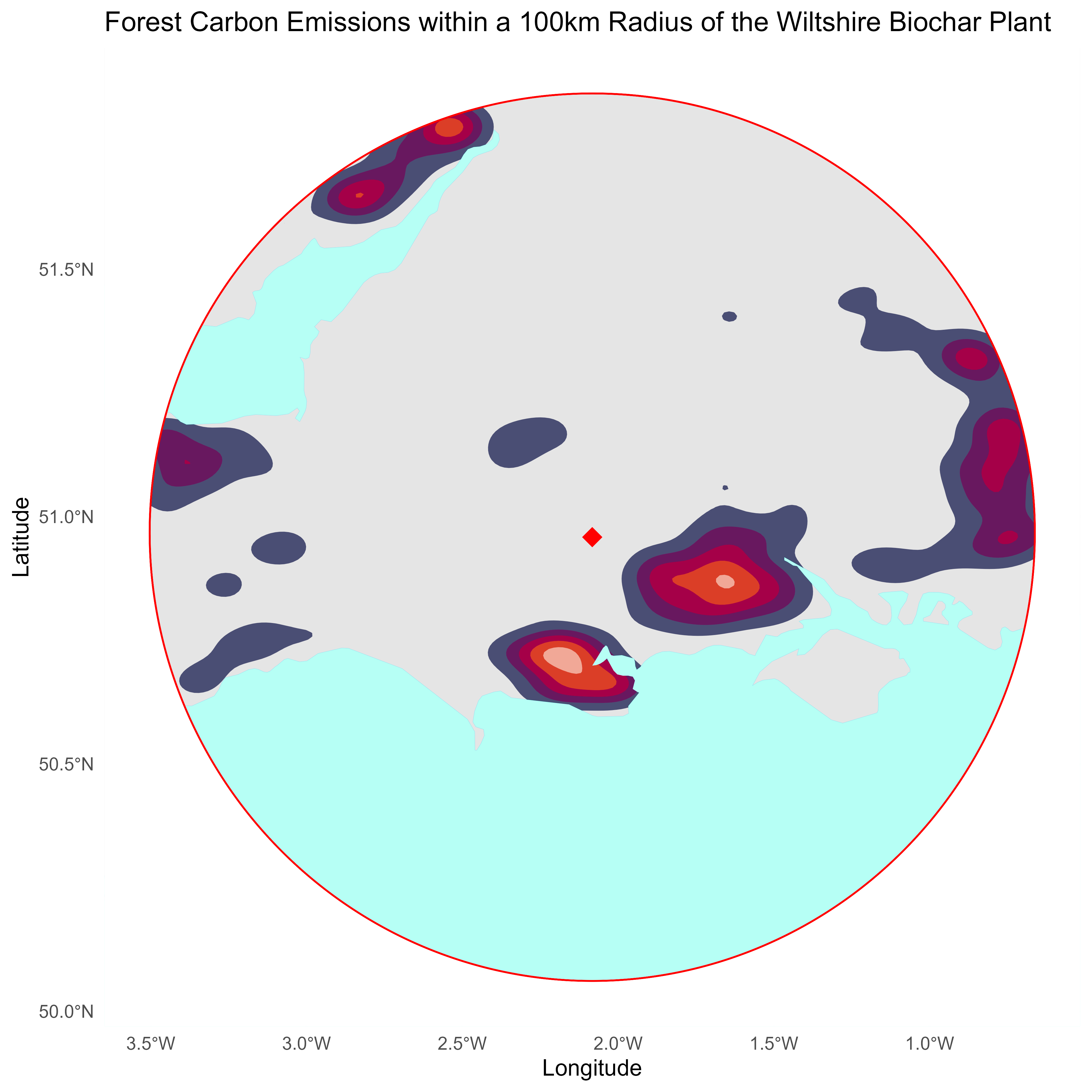 Forest GHG Emissions Map